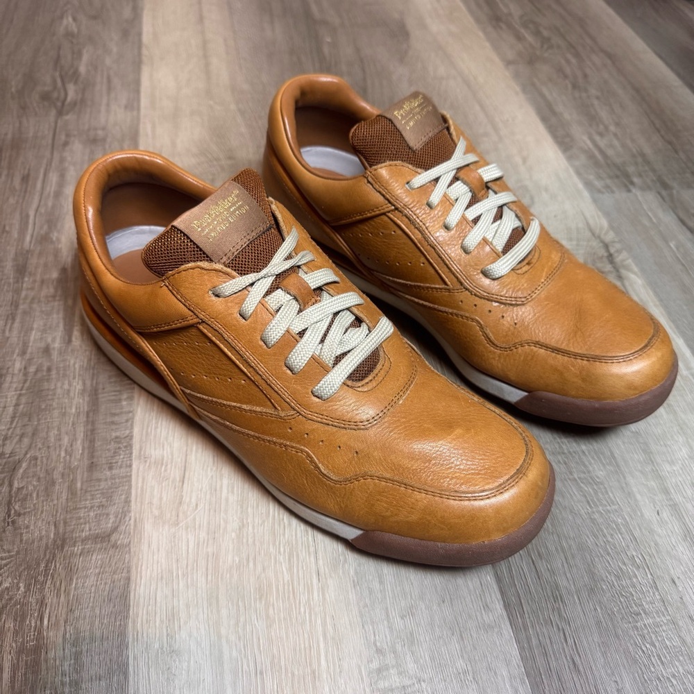 Rockport ProWalker 7100 Limited Edition Tan Leather Walking Shoes Size 11 M